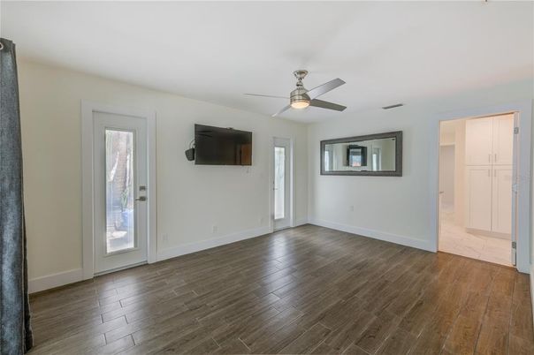 Empty room, Interior, Wood Texture Flooring