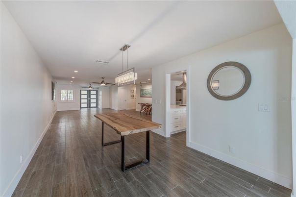 Chandelier, Interior, Pendant Lights, Recessed Lighting, Wood Texture Flooring