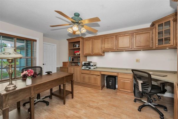 Home Office, Interior, Wood Texture Flooring