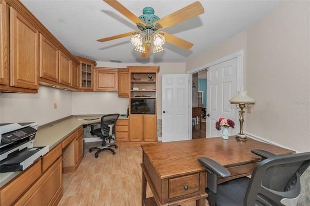 Home Office, Interior, Wood Texture Flooring