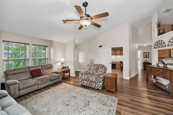 Interior, Kitchen, Living room, Wood Texture Flooring