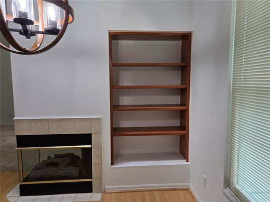 Fireplace, Interior, Wood Texture Flooring