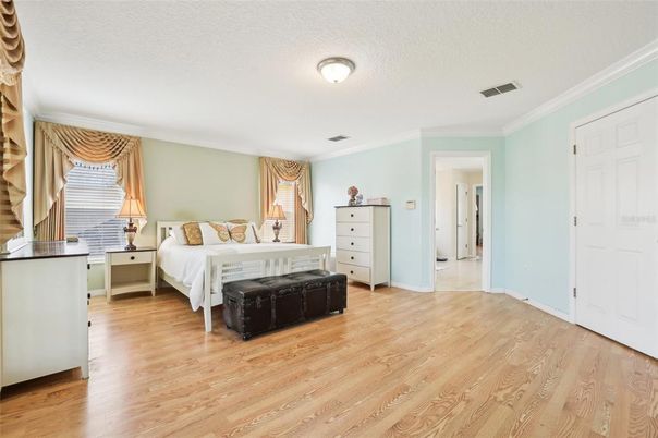 Bedroom, Interior, Wood Texture Flooring