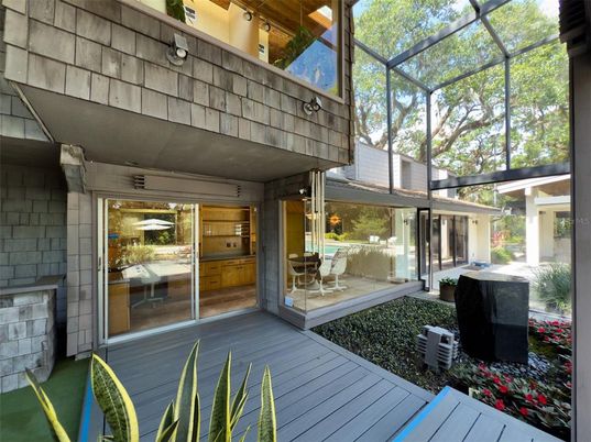 Glass Ceilings, Interior, Sun Room, Wood Texture Flooring