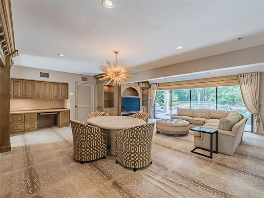Interior, Living room, Recessed Lighting