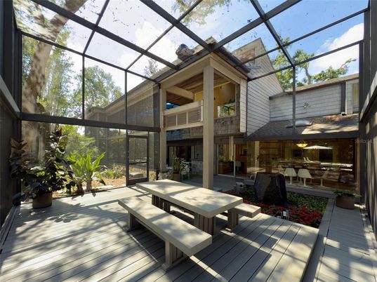 Glass Ceilings, Interior, Sun Room, Wood Texture Flooring