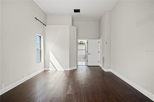 Bathroom, Empty room, Interior, Wood Texture Flooring