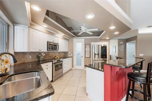 Interior, Kitchen, Recessed Lighting, Stainless Steel Appliances