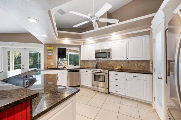 Interior, Kitchen, Recessed Lighting, Stainless Steel Appliances