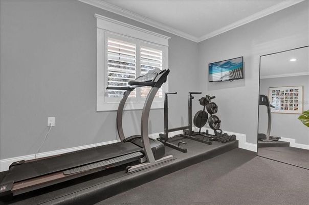 Fitness Equipment, Interior, Recessed Lighting