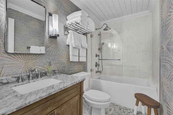 Bathroom, Glass Shower, Interior