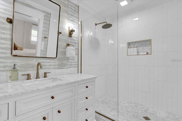 Bathroom, Glass Shower, Interior