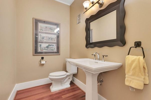 Bathroom, Interior, Wood Texture Flooring