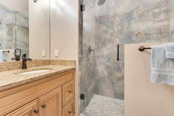 Bathroom, Glass Shower, Interior