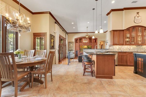 Chandelier, Dining room, Interior, Kitchen, Pendant Lights, Recessed Lighting