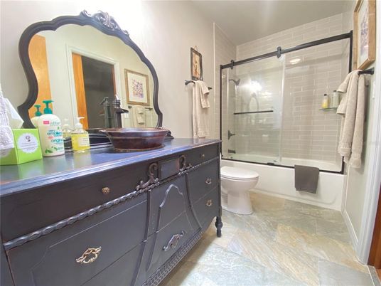 Bathroom, Glass Shower, Interior