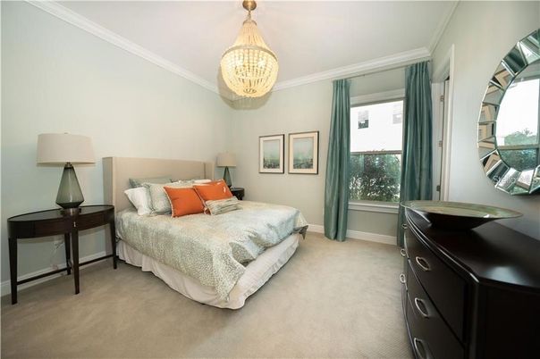 Bedroom, Chandelier, Interior