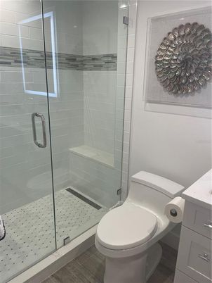 Bathroom, Glass Shower, Interior