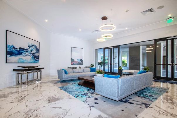 Interior, Living room, Marble, Pendant Lights, Recessed Lighting
