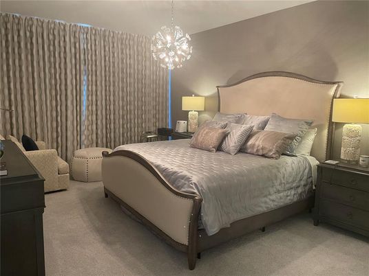 Bedroom, Interior, Pendant Lights