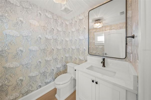 Bathroom, Interior, Wood Texture Flooring