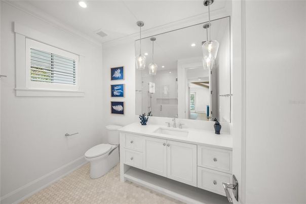 Bathroom, Interior, Pendant Lights, Recessed Lighting