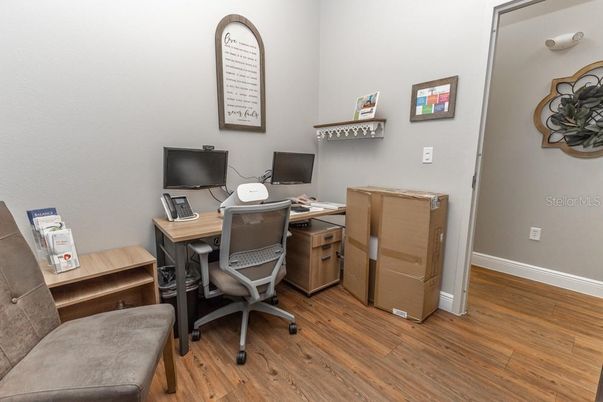 Home Office, Interior, Wood Texture Flooring