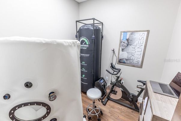 Fitness Equipment, Interior, Wood Texture Flooring