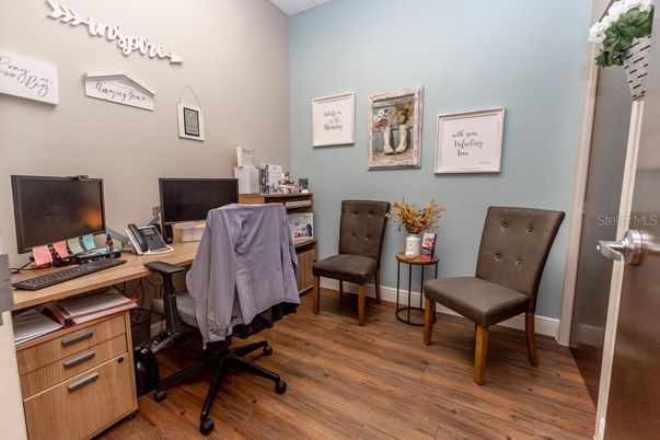 Home Office, Interior, Wood Texture Flooring