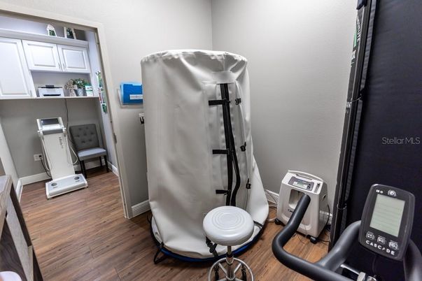 Fitness Equipment, Interior, Wood Texture Flooring