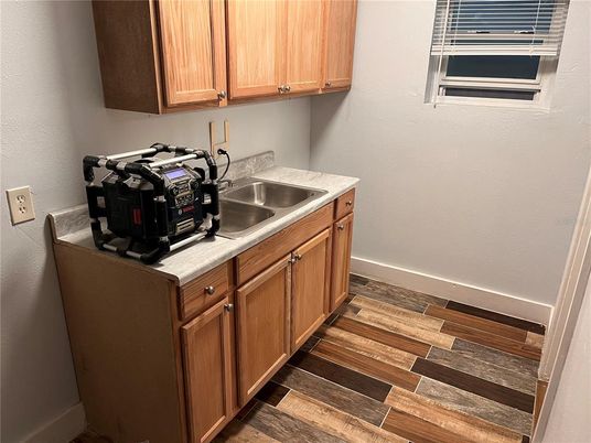 Interior, Kitchen, Wood Texture Flooring