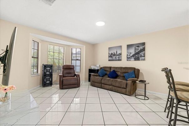 Interior, Living room, Recessed Lighting