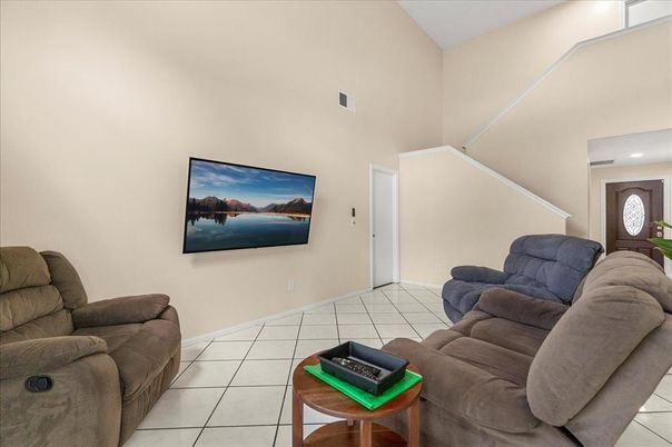 Interior, Living room, Recessed Lighting