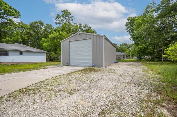 Backyard, Detached Garage, Exterior