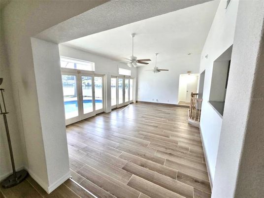 Empty room, Interior, Wood Texture Flooring