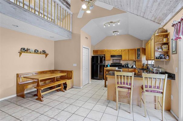 Dining room, Interior, Kitchen