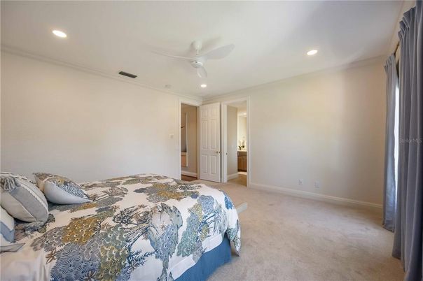 Bedroom, Interior, Recessed Lighting