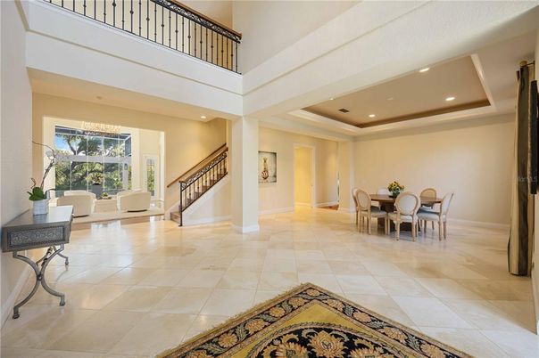 Dining room, Interior, Recessed Lighting