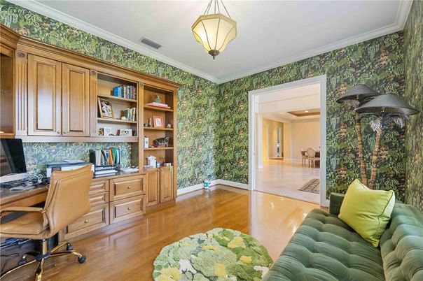Home Office, Interior, Wood Texture Flooring