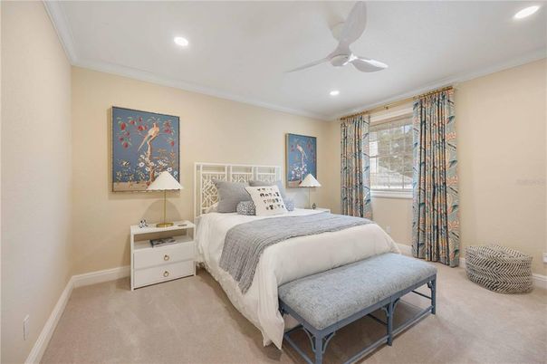 Bedroom, Interior, Recessed Lighting