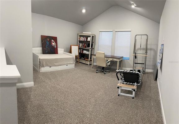 Home Office, Interior, Recessed Lighting