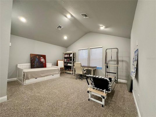 Home Office, Interior, Recessed Lighting