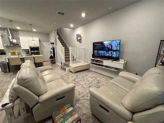 Interior, Kitchen, Living room, Pendant Lights, Recessed Lighting