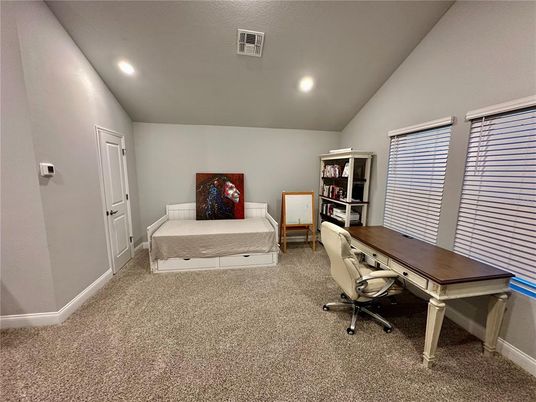 Bedroom, Home Office, Interior, Recessed Lighting