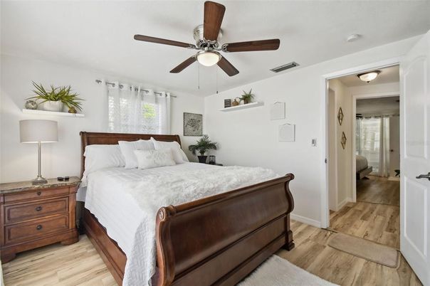 Bedroom, Interior, Wood Texture Flooring