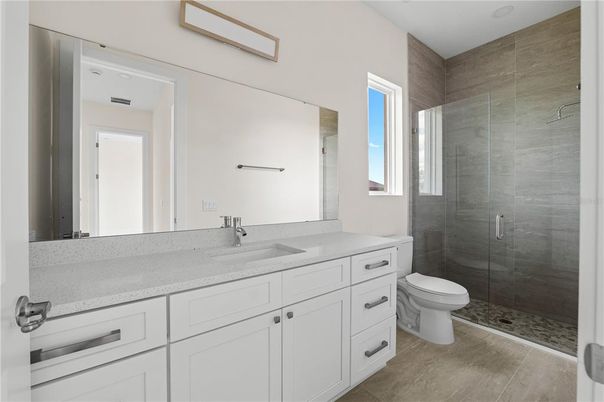 Bathroom, Glass Shower, Interior