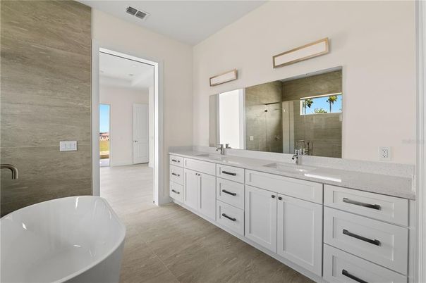Bathroom, Dual Sink Vanities, Free Standing Baths, Interior