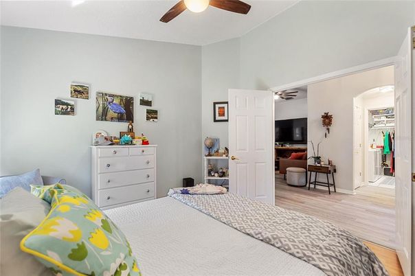 Bedroom, Interior, Wood Texture Flooring
