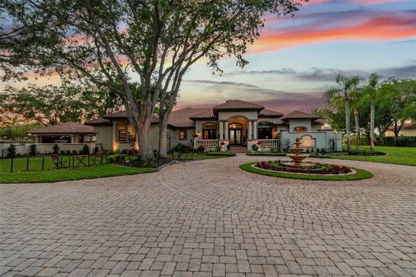 Backyard, Exterior, Facade, Mediterranean