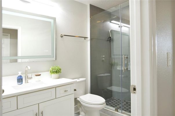 Bathroom, Glass Shower, Interior